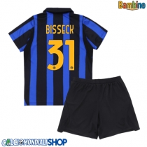 Maglie da calcio Inter Milan Yann Bisseck #31 Prima Maglia Bambino 2026-27 Manica Corta + Pantaloni corti)